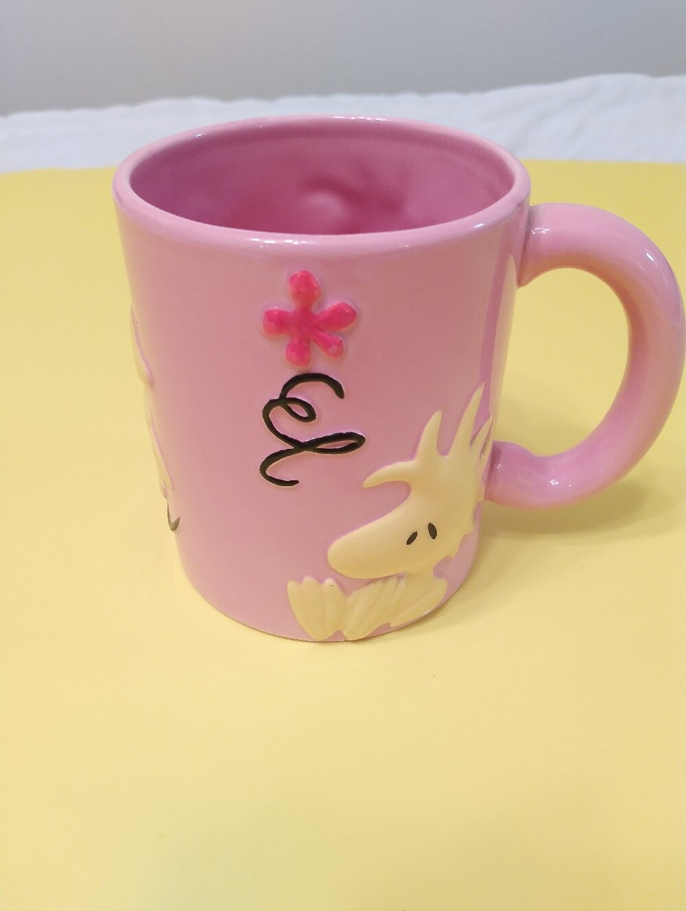 Woodstock Pink Coffee Mug By Treasure Craft